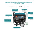 Generator benzynowy dwucylindrowy "Könner & Söhnen" KS 15-1E ATSR