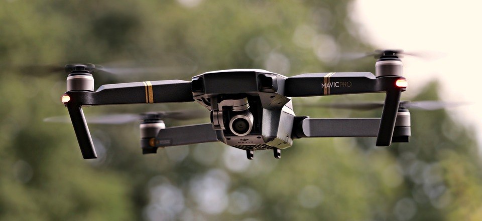 Drone, Latający Dron, Quadrocopter, Quadrocoptera