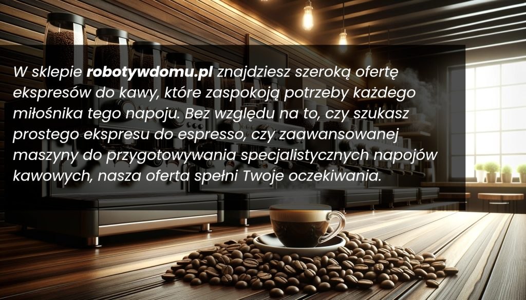 Ekspresy do kawy w sklepie robotywdomu.pl - oferta